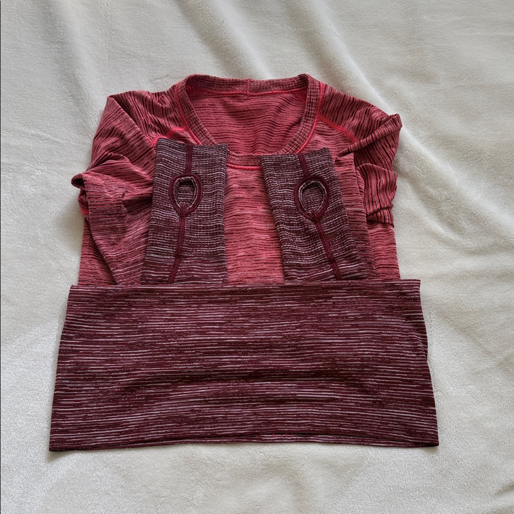 Lululemon Swiftly Long Sleeve Shirt Ombré